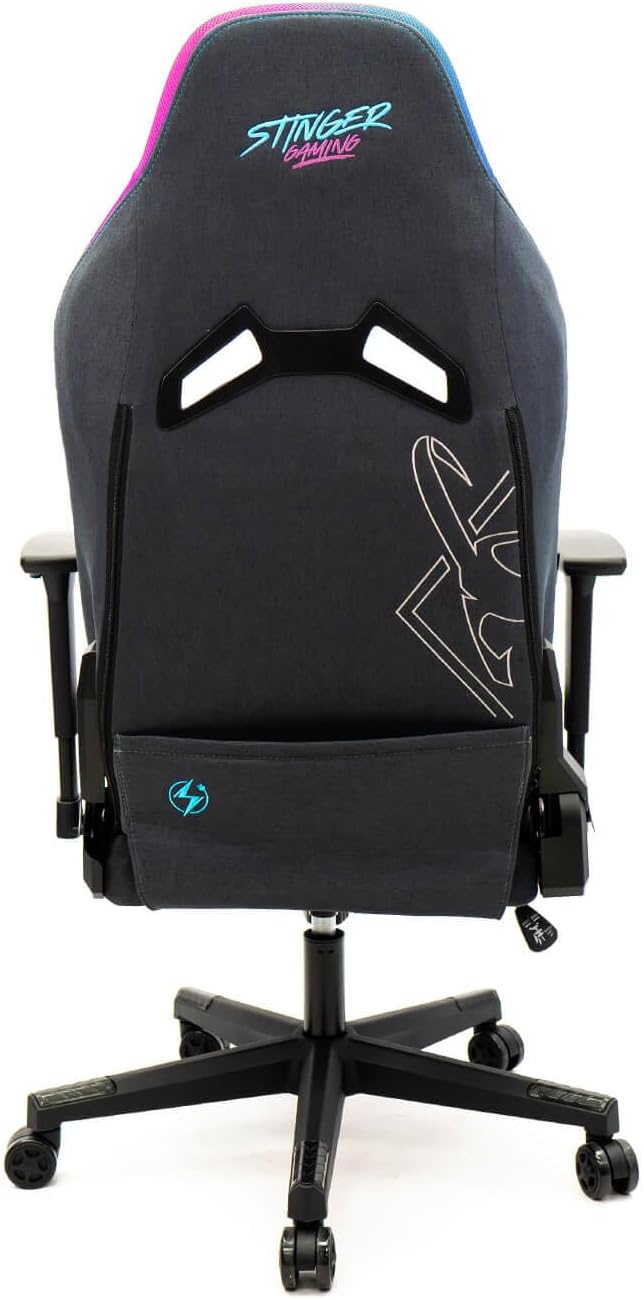 Cadeira Gaming Woxter Stinger Station Elite/ Luzes LED/ Azul e Rosa - Imagem 5