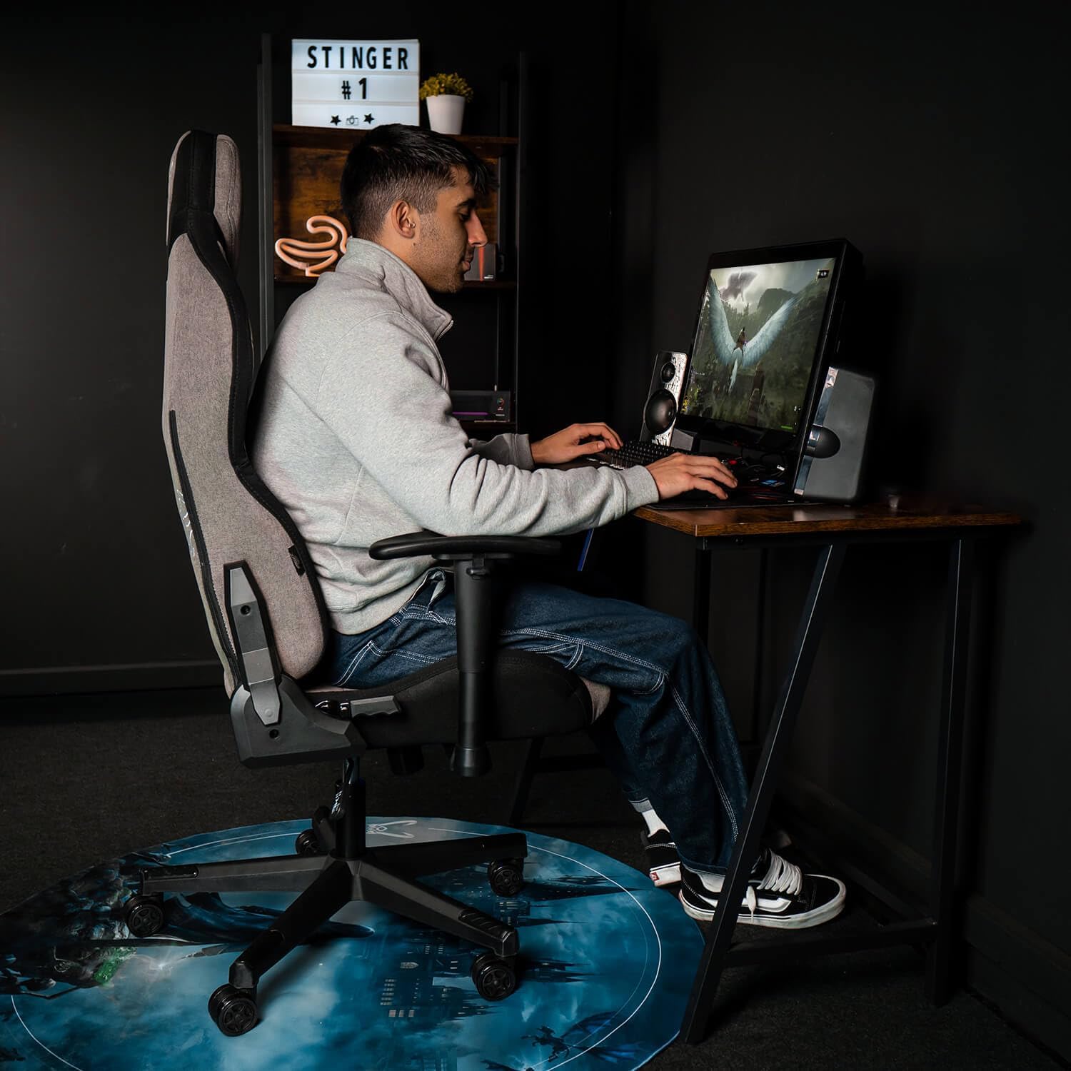 Cadeira Gaming Woxter Stinger Station Titan/ Dark - Imagem 2