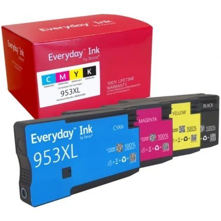 Tinteiro compatível Xerox 006R04988 compatível com HP 953XL MultiPack/ 1600 páginas/ Preto/ Ciano/ Magenta/ Amarelo