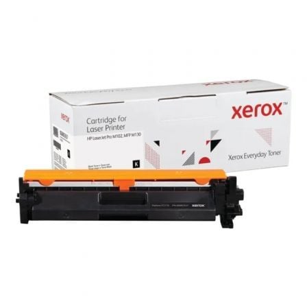 Toner compatível Xerox 006R03637 compatível com HP CF217A/ 1600 páginas/ Preto