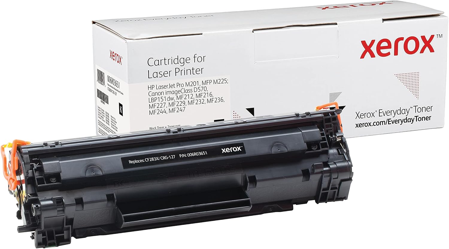 Toner Compatível Xerox 006R03651 compatível com HP CF283X/CRG-137/ 2200 páginas/ Preto - Imagem 1