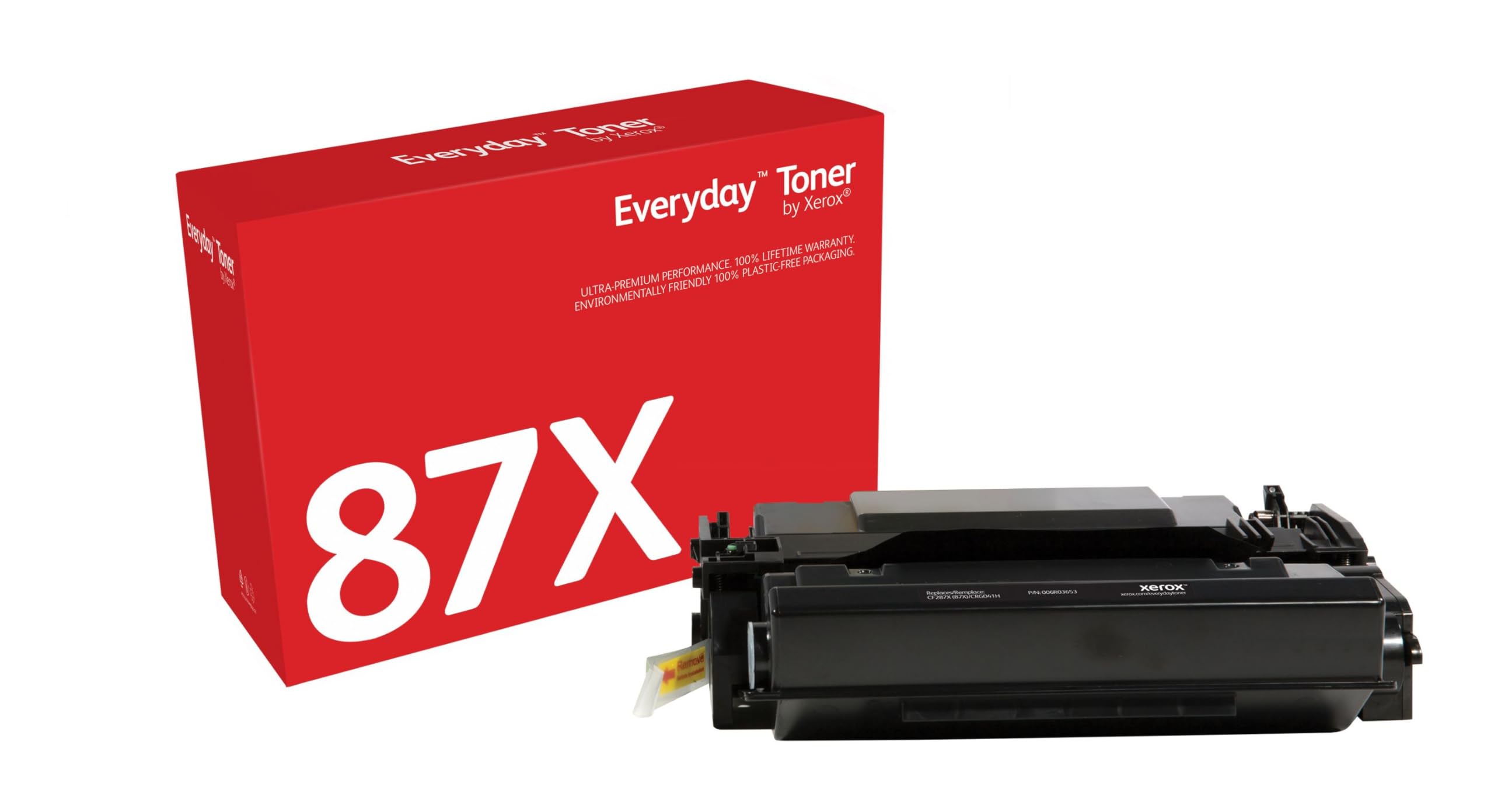 Toner compatível Xerox 006R03653 compatível com HP CF287X/ CRG-041H/ 18000 páginas/ Preto