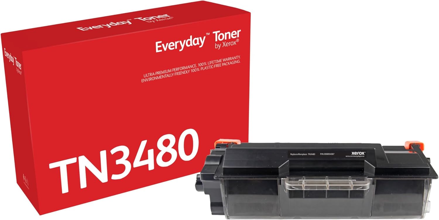 Toner compatível Xerox 006R04587 compatível com Brother TN-3480/ 8000 páginas/ Preto