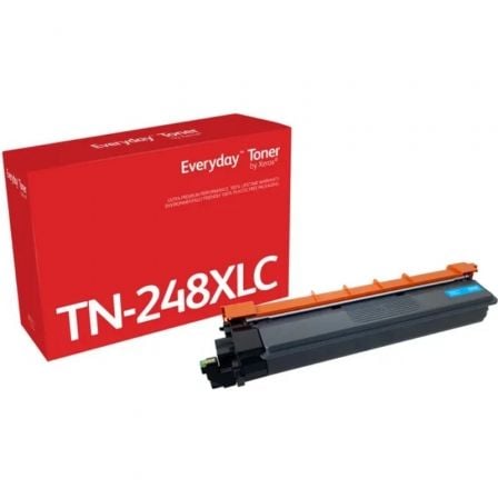 Tóner compatível Xerox 006R04876 compatível com Brother TN248XLC Alta Capacidade/ Ciano
