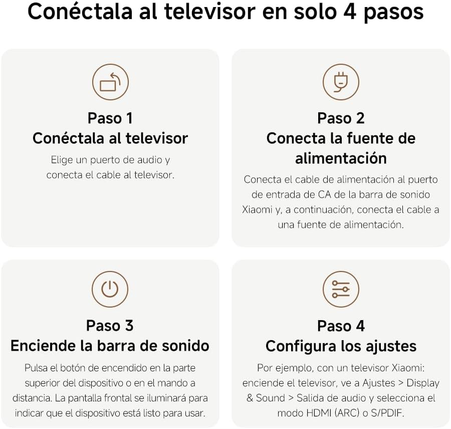 Barra de Som com Bluetooth Xiaomi Soundbar Pro 2.0ch/ 84W/ 2.0/ Preta - Imagem 8