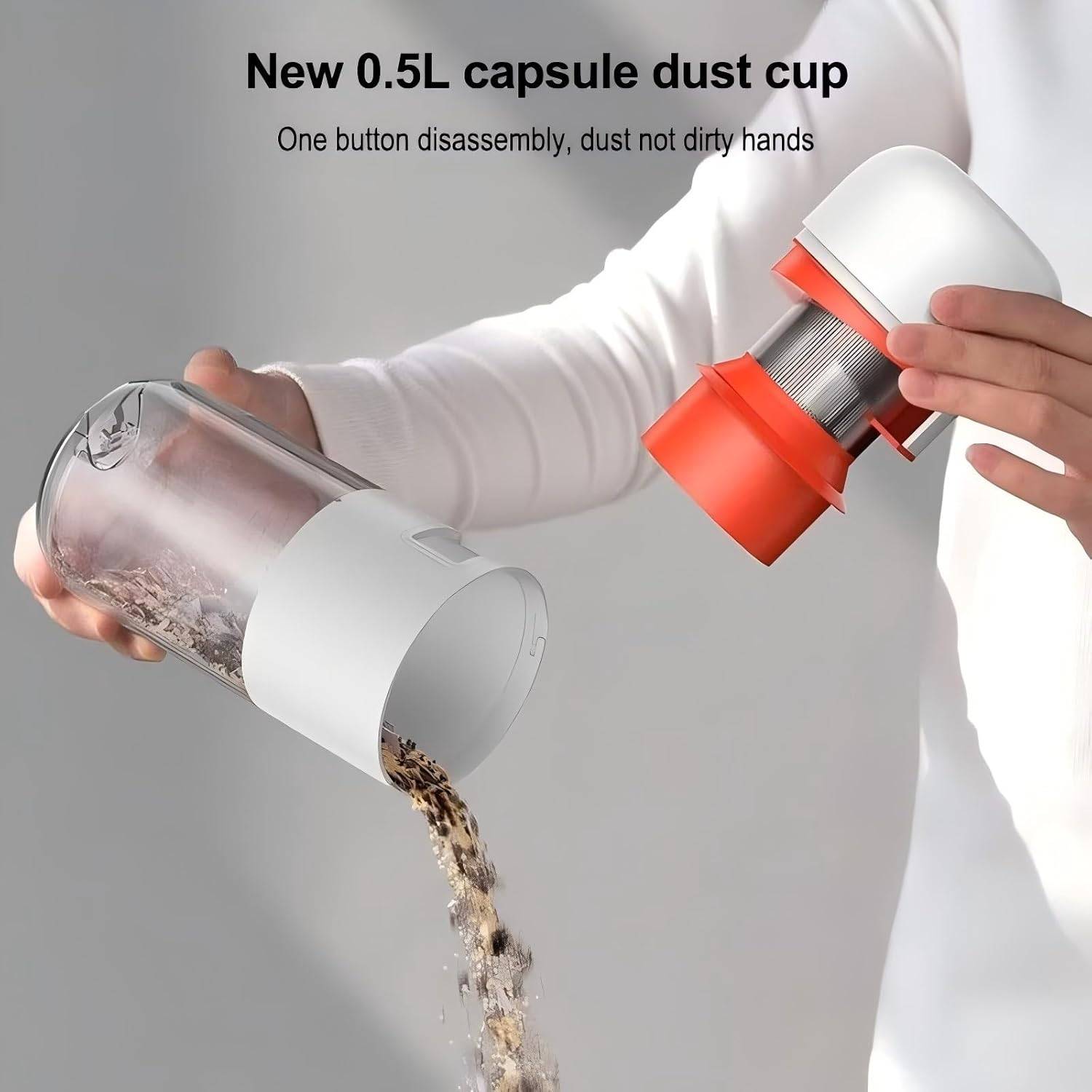 Aspirador de Ácaros Xiaomi Dust Mite Vacuum Cleaner Pro 400W com Luz UV e Escova Elétrica Branco - Imagem 4