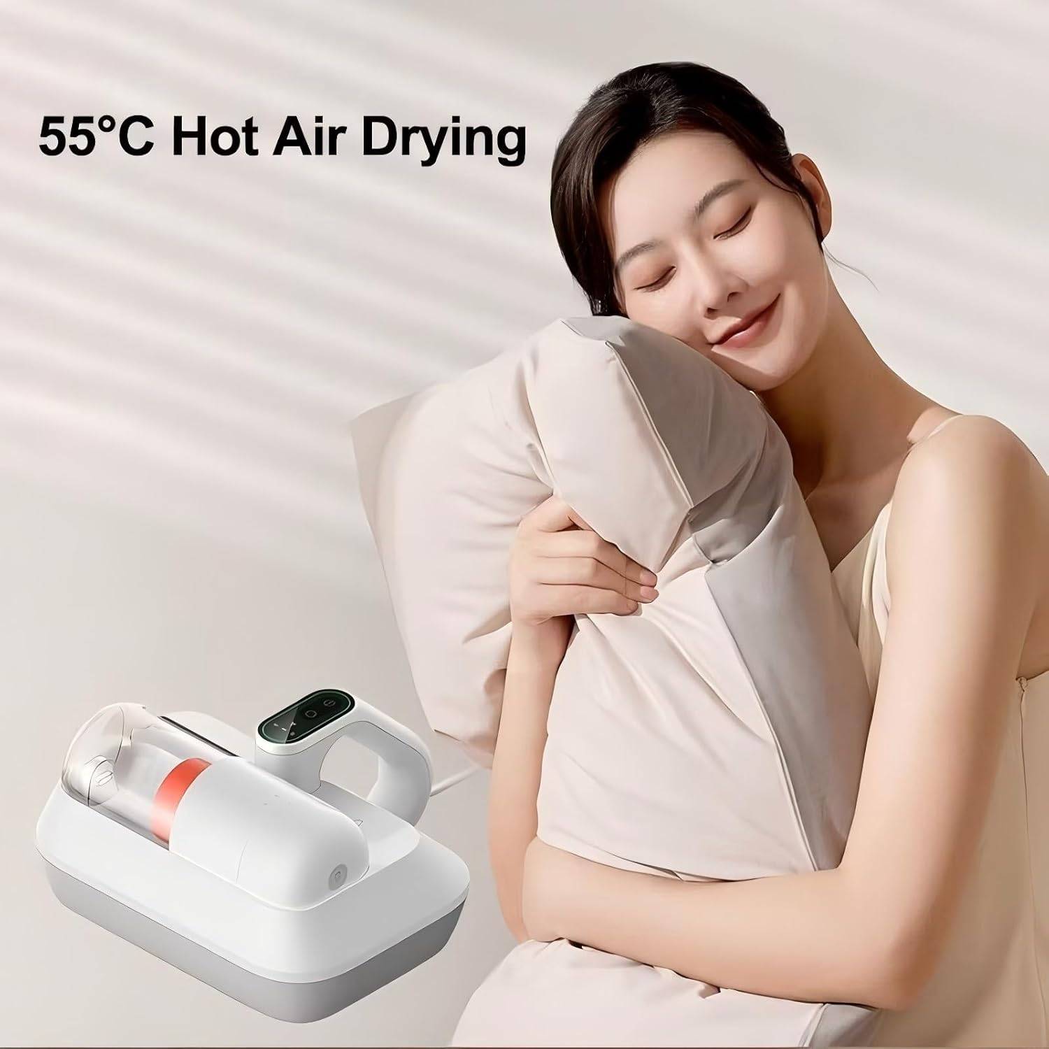 Aspirador de Ácaros Xiaomi Dust Mite Vacuum Cleaner Pro 400W com Luz UV e Escova Elétrica Branco - Imagem 5