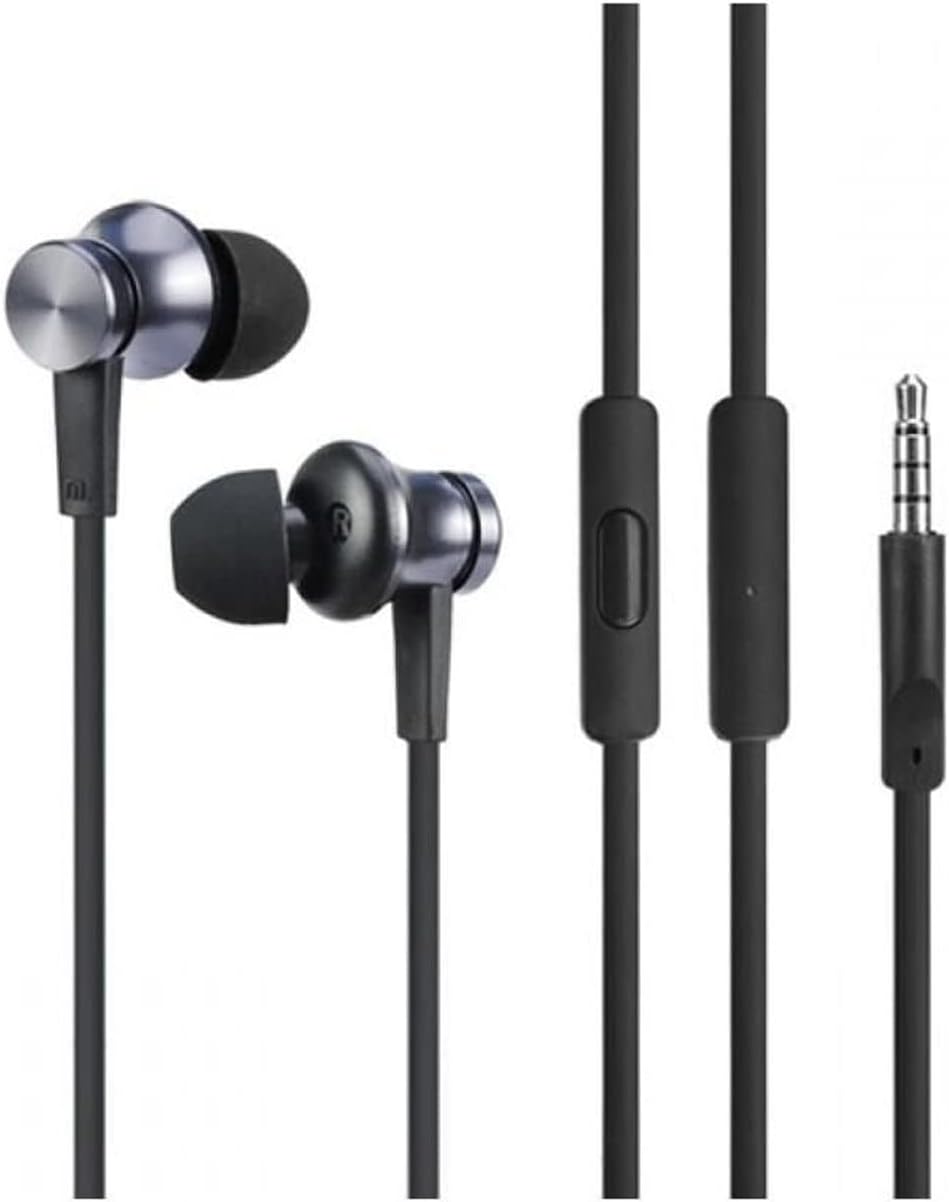 Auscultadores In-Ear Xiaomi Mi In-Ear Basic/ com Microfone/ Jack 3.5/ Pretos - Imagem 2