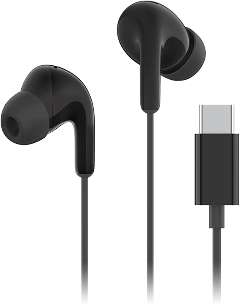 Auriculares Intra-auriculares Xiaomi Earphones Tipo-C/ com Microfone/ USB Tipo-C/ Pretos