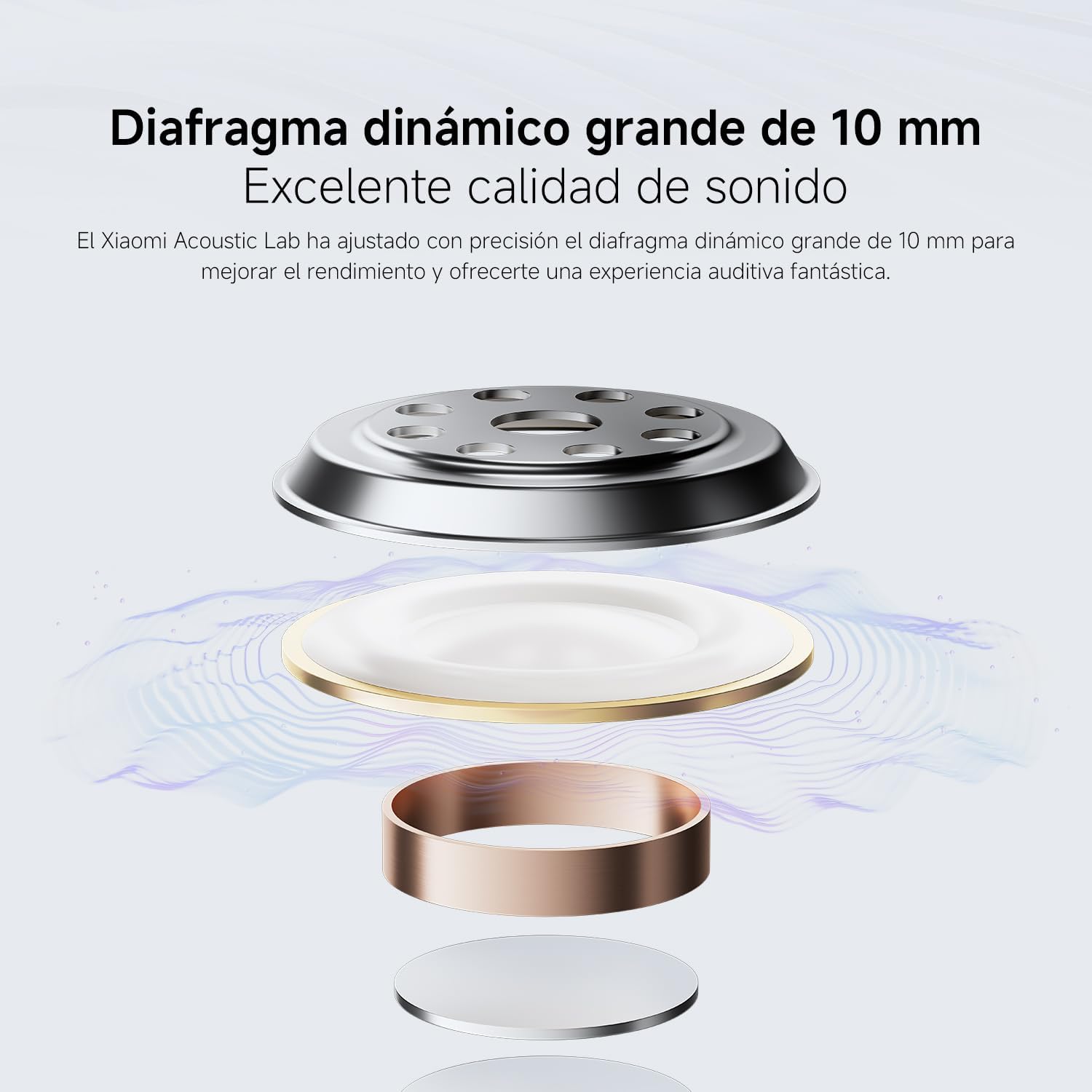 Auriculares Bluetooth Xiaomi Redmi Buds 6 Play Driver 10mm 36h Autonomia Redução Ruído IA Rosa - Imagem 5