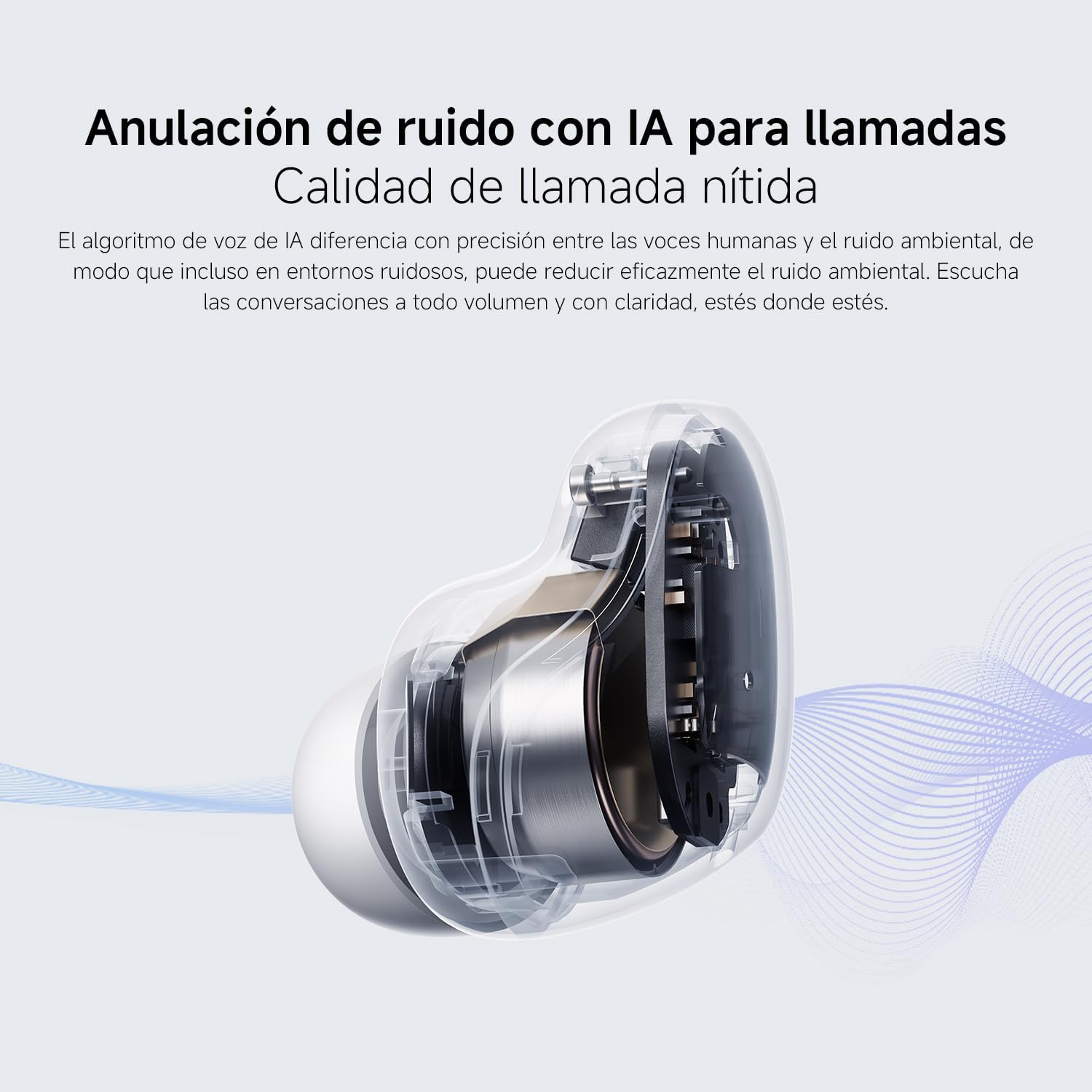 Auriculares Bluetooth Xiaomi Redmi Buds 6 Play com estojo de carregamento/ Autonomia 7h/ Brancos - Imagem 6