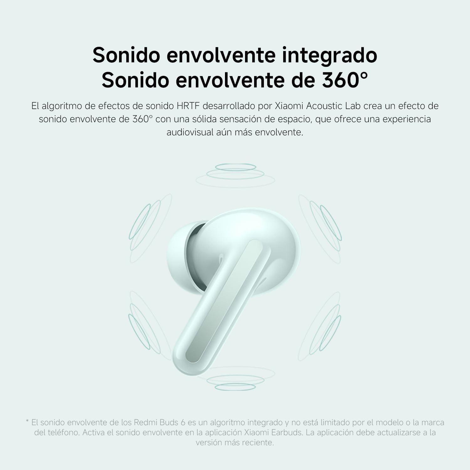 Auriculares Bluetooth Xiaomi Redmi Buds 6 com estojo de carregamento/ Autonomia 10h/ Pretos - Imagem 8