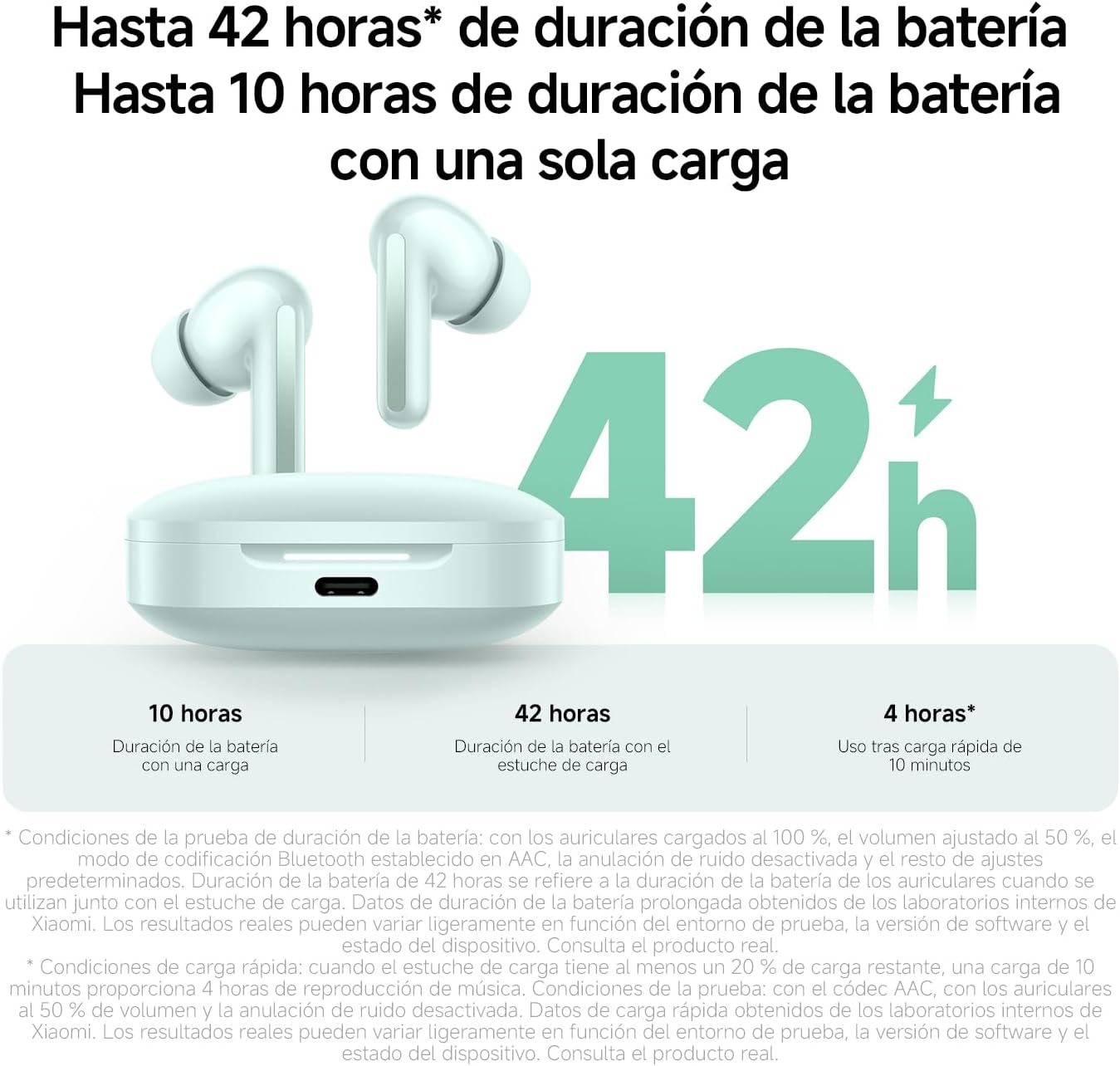 Auriculares Bluetooth Xiaomi Redmi Buds 6 com estojo de carregamento/ Autonomia 10h/ Pretos - Imagem 9