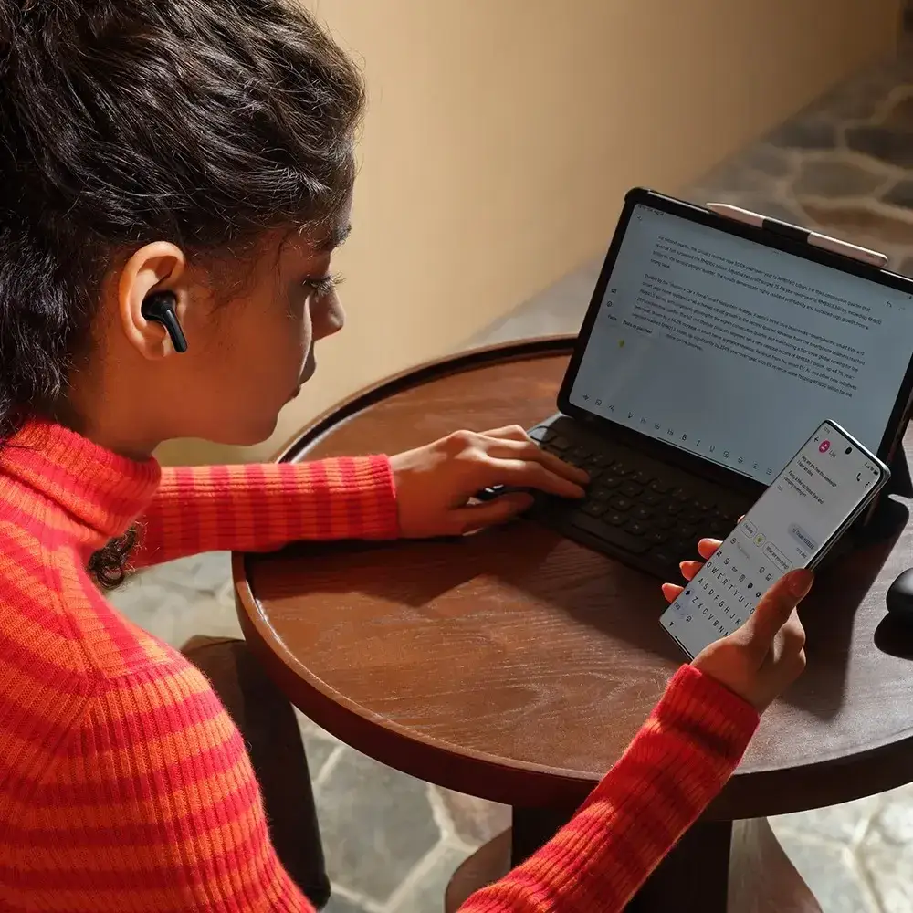 Auscultadores Bluetooth Xiaomi Redmi Buds 8 Lite com estojo de carregamento/ Autonomia 8h/ Pretos - Imagem 2