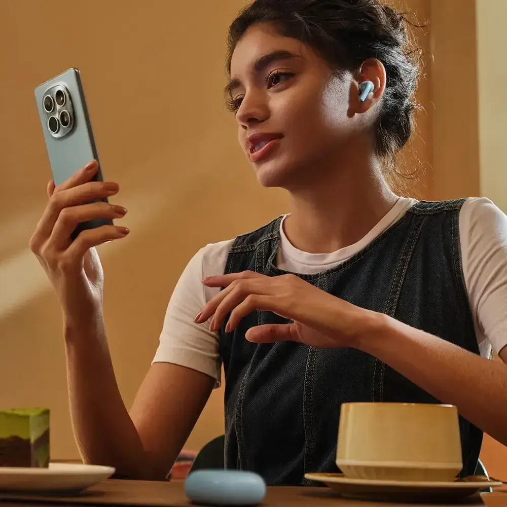 Auscultadores Bluetooth Xiaomi Redmi Buds 8 Lite com estojo de carregamento/ Autonomia 8h/ Azuis - Imagem 2