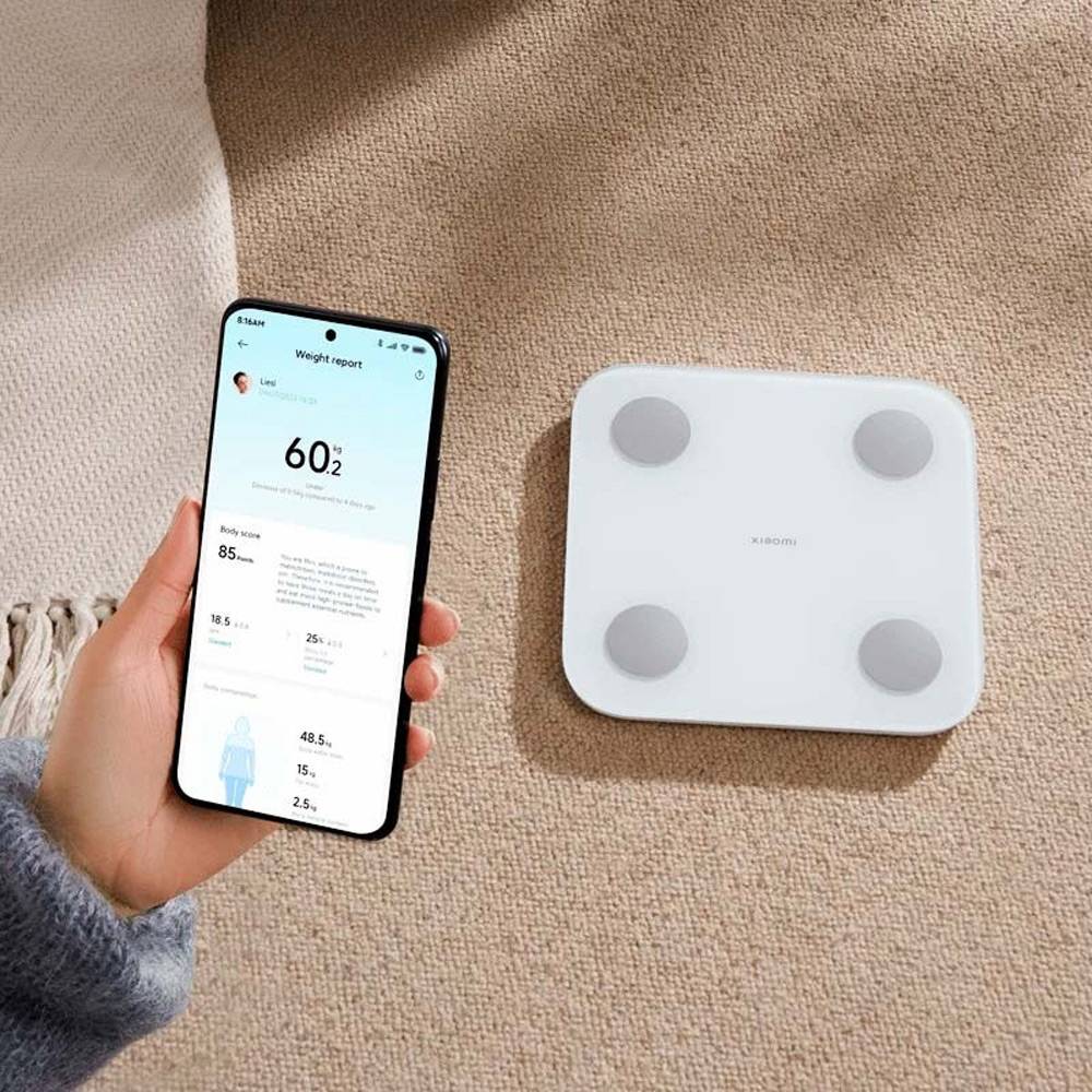 Balança de Casa de Banho Xiaomi Body Composition Scale S400/ Bluetooth/ Branca - Imagem 6