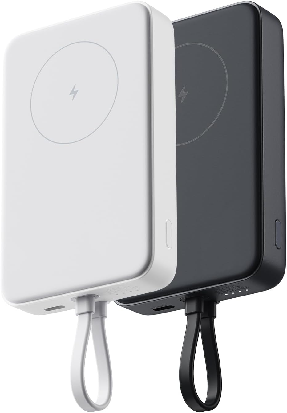 Powerbank Xiaomi 33W Magnetic Power Bank 10000mAh Cabo USB-C Integrado Wireless Magnético Branco - Imagem 2