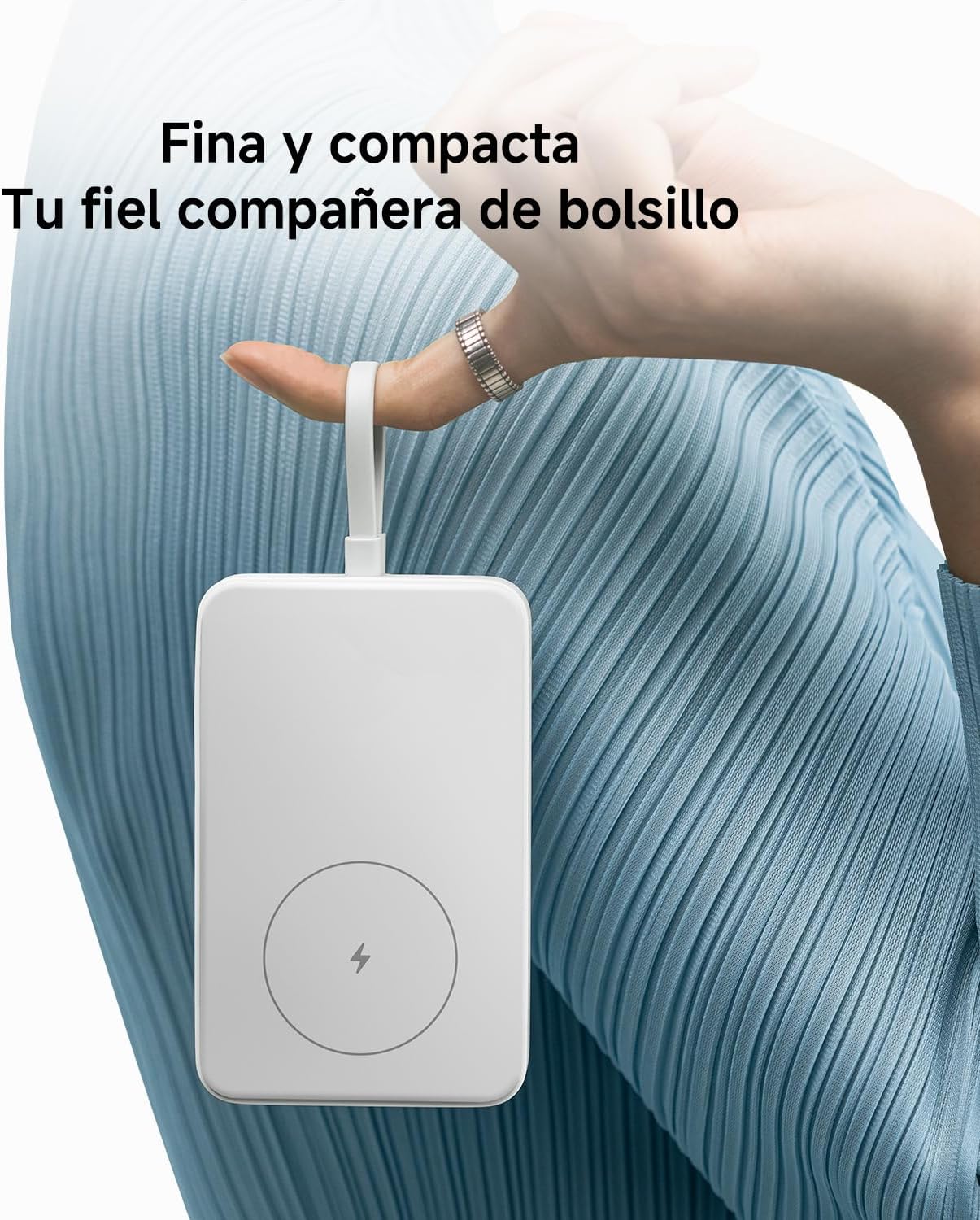 Powerbank Xiaomi 33W Magnetic Power Bank 10000mAh Cabo USB-C Integrado Wireless Magnético Branco - Imagem 10