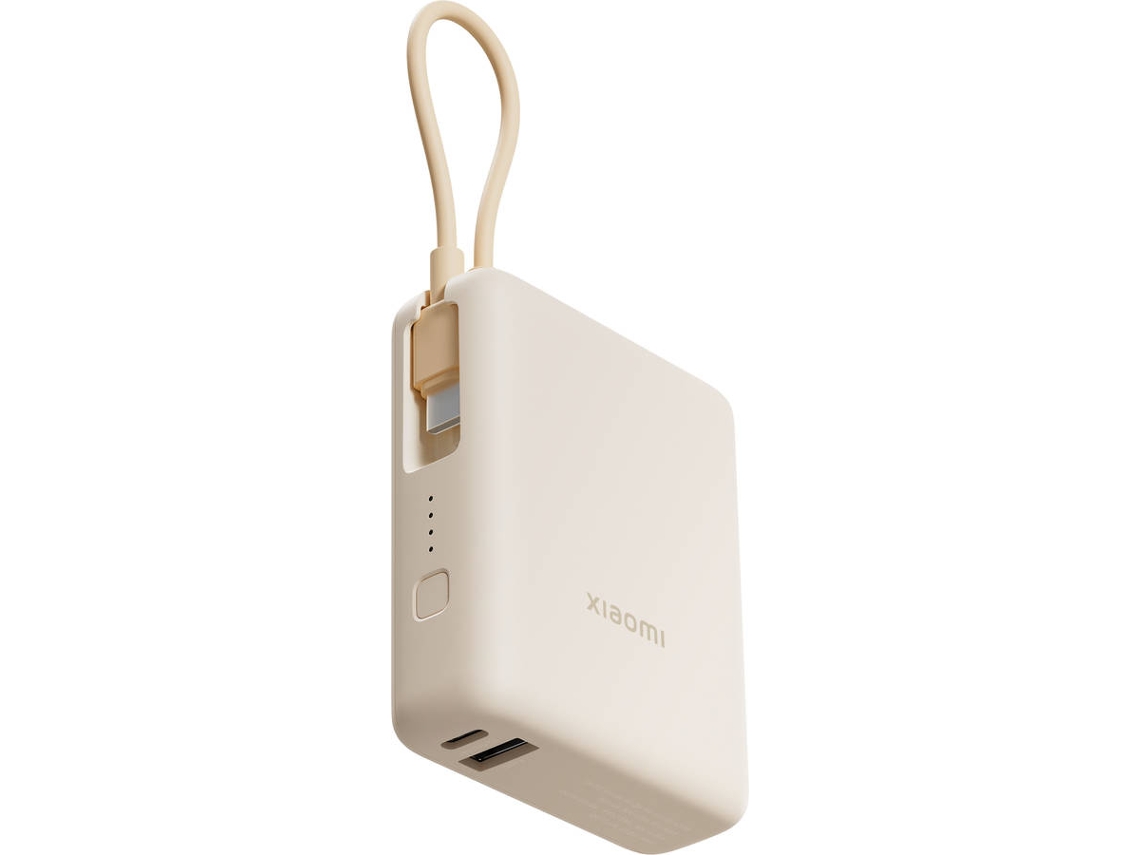 Powerbank 10000mAh Xiaomi 33W Power Bank Cabo Integrado/ 33W/ Bege - Imagem 2