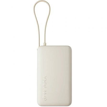 Powerbank 10000mAh Xiaomi 67W Power Bank Cabo Integrado/ 67W/ Bege/ Inclui Cabo USB Tipo-C