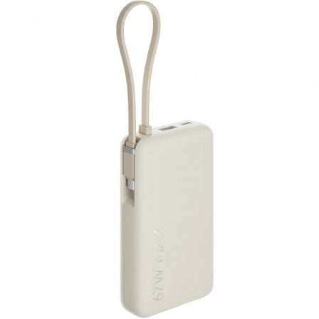 Powerbank 10000mAh Xiaomi 67W Power Bank Cabo Integrado/ 67W/ Bege/ Inclui Cabo USB Tipo-C - Imagem 2
