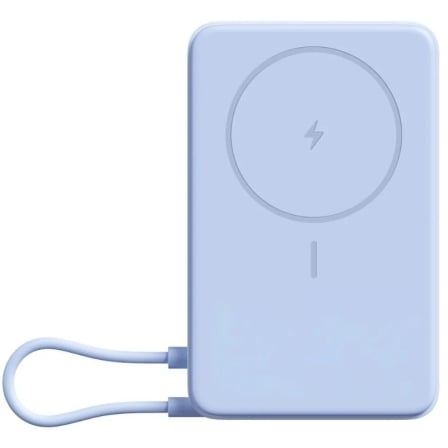 Powerbank Xiaomi Magnetic Power Bank 10000mAh Wireless 33W com Suporte Azul