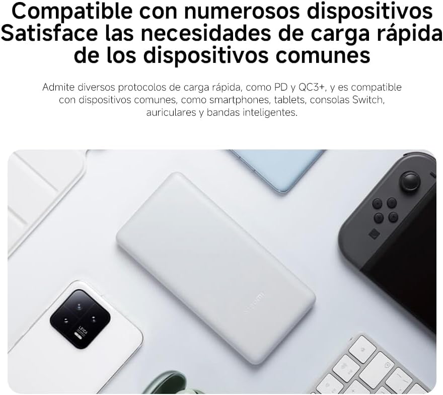 Powerbank 10000mAh Xiaomi Power Bank 22.5 Lite/ 22.5W/ Branco - Imagem 7