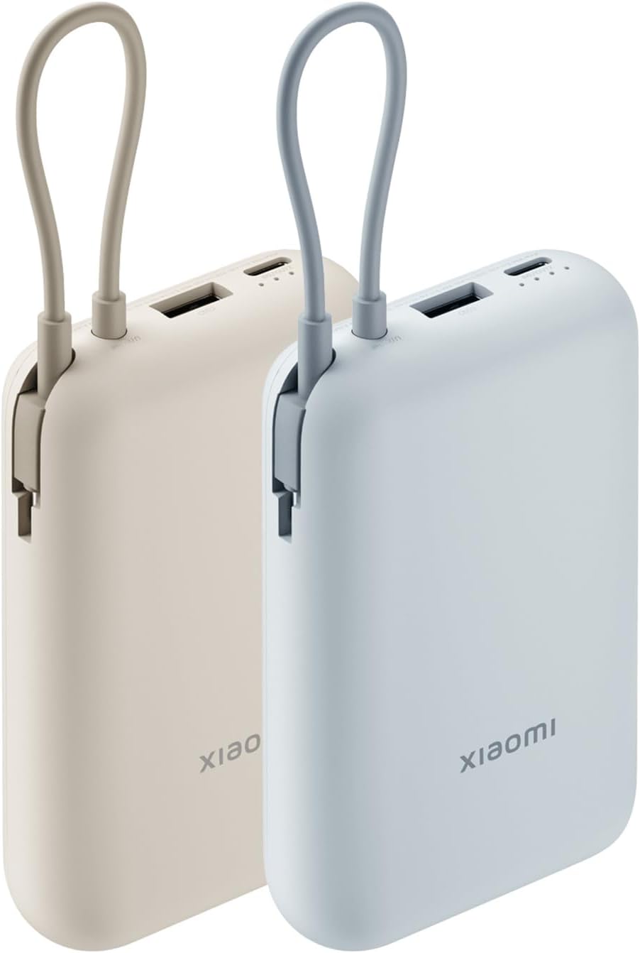 Powerbank 10000mAh Xiaomi Power Bank Cabo Integrado/ 22.5W/ Azul - Imagem 2