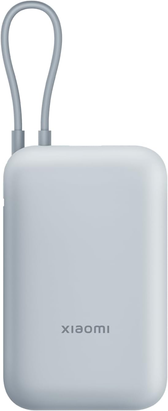 Powerbank 10000mAh Xiaomi Power Bank Cabo Integrado/ 22.5W/ Azul