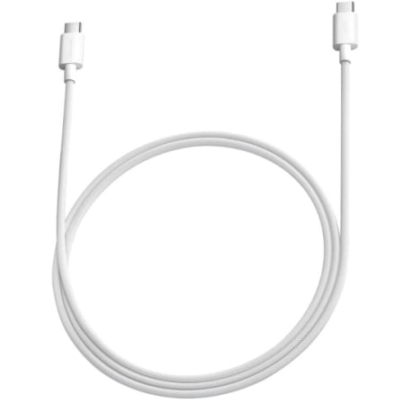 Cabo Xiaomi Braided USB-C para USB-C 60W 3A 1m Branco - Imagem 2