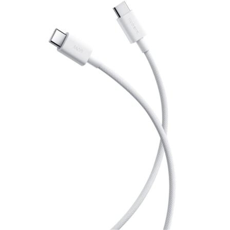 Cabo Xiaomi Braided USB-C para USB-C 60W 3A 1m Branco