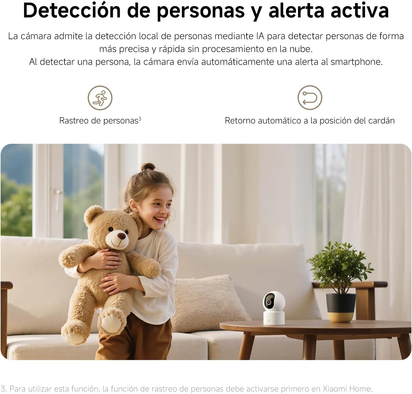Câmara de Videovigilância Xiaomi Smart Camera C302/ Controlo através da APP - Imagem 6