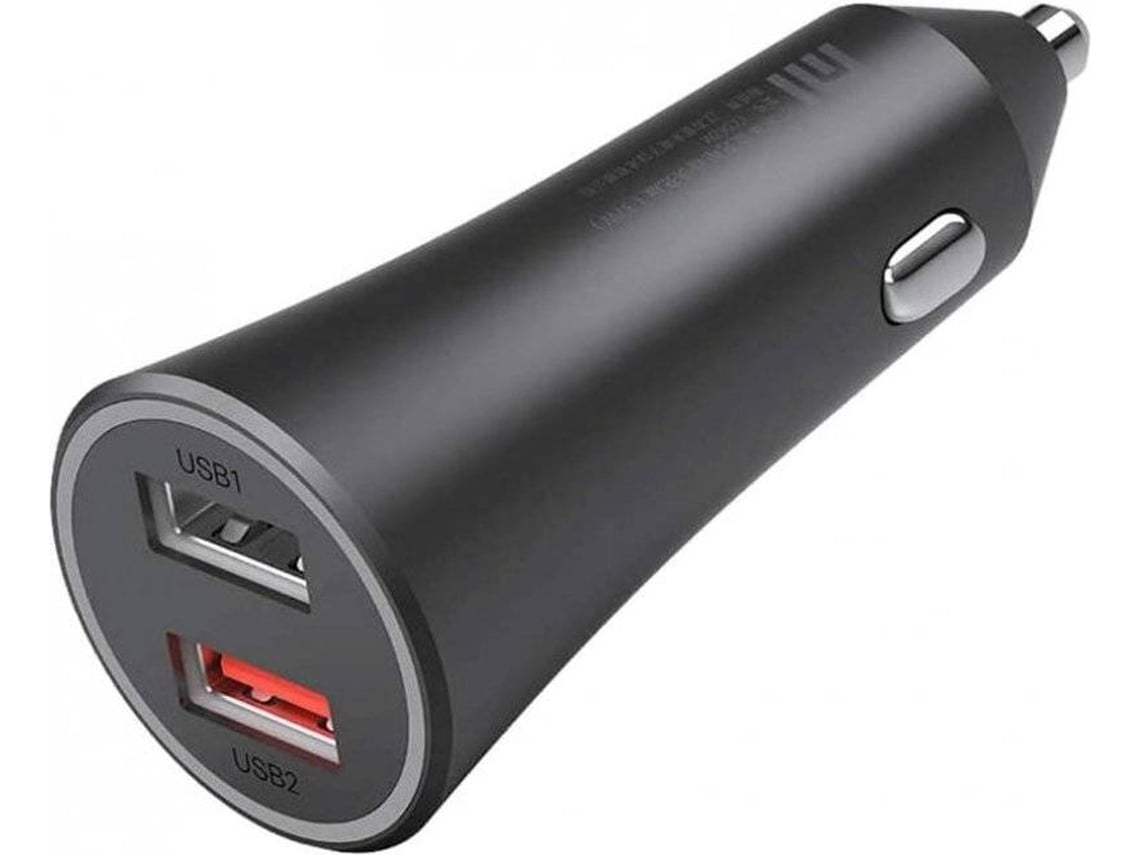 Carregador de Carro Xiaomi Mi Car Charger/ 2xUSB/ 2A/ 3A