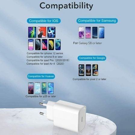 Carregador de Parede Xiaomi Mi Carregador 20W (Tipo-C) / 1xUSB Tipo-C / 20W - Imagem 4