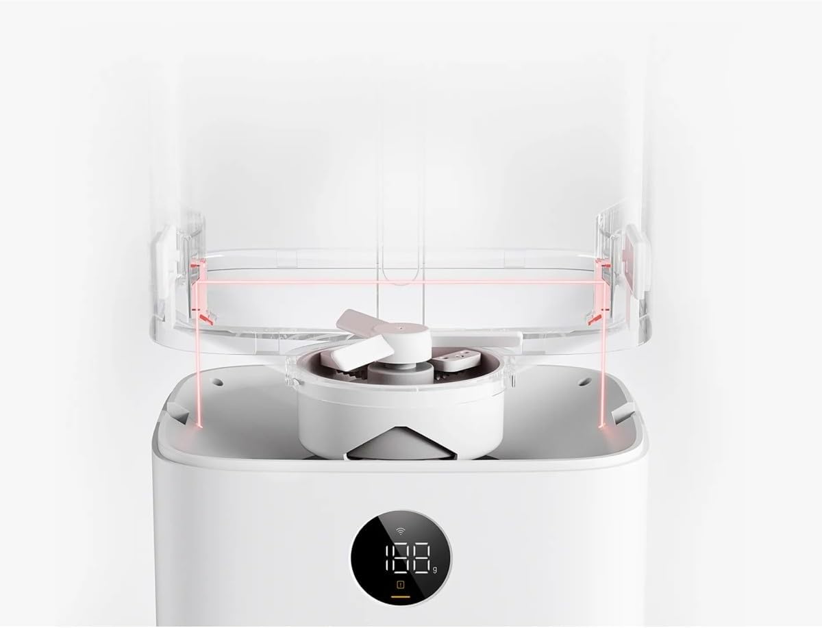 Alimentador Inteligente Xiaomi Smart Pet Food Feeder 2 5L Controlo App Sensor de Peso Branco - Imagem 5