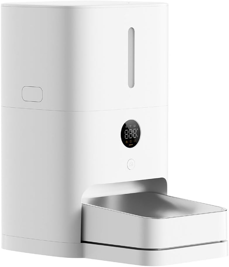 Alimentador Inteligente Xiaomi Smart Pet Food Feeder 2 5L Controlo App Sensor de Peso Branco
