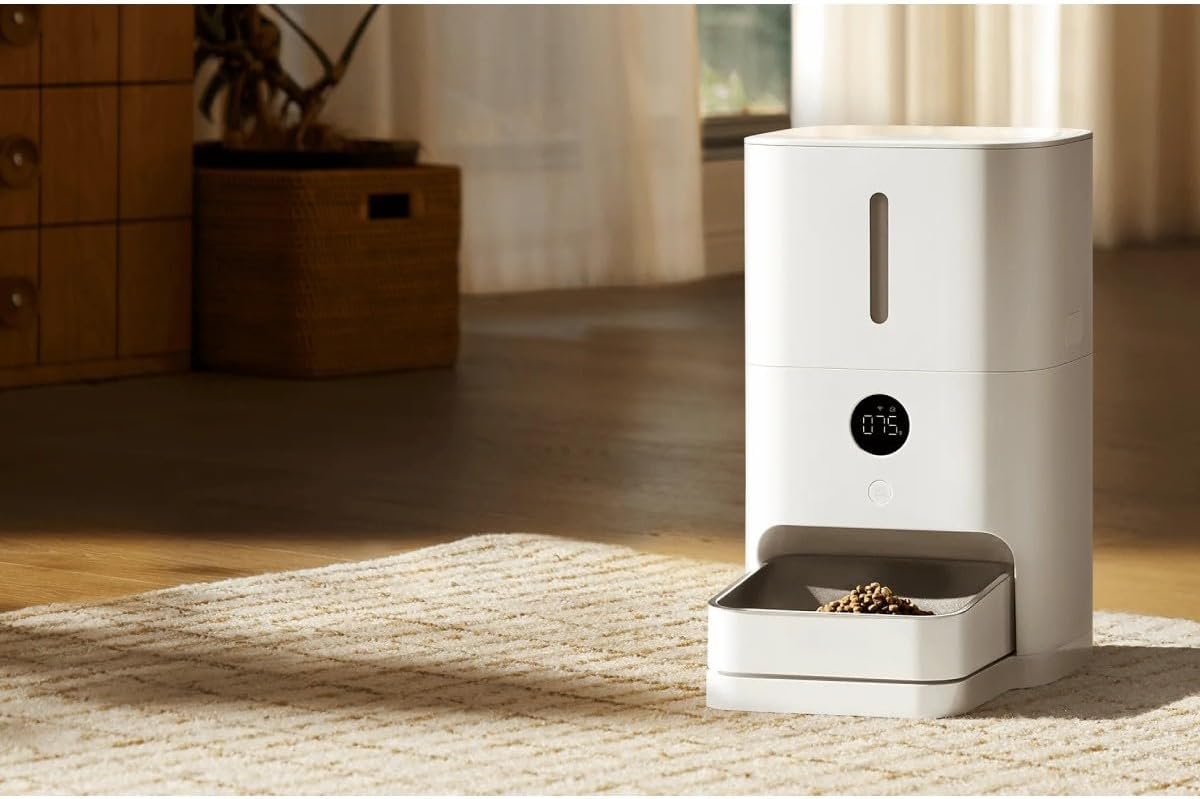 Alimentador Inteligente Xiaomi Smart Pet Food Feeder 2 5L Controlo App Sensor de Peso Branco - Imagem 6