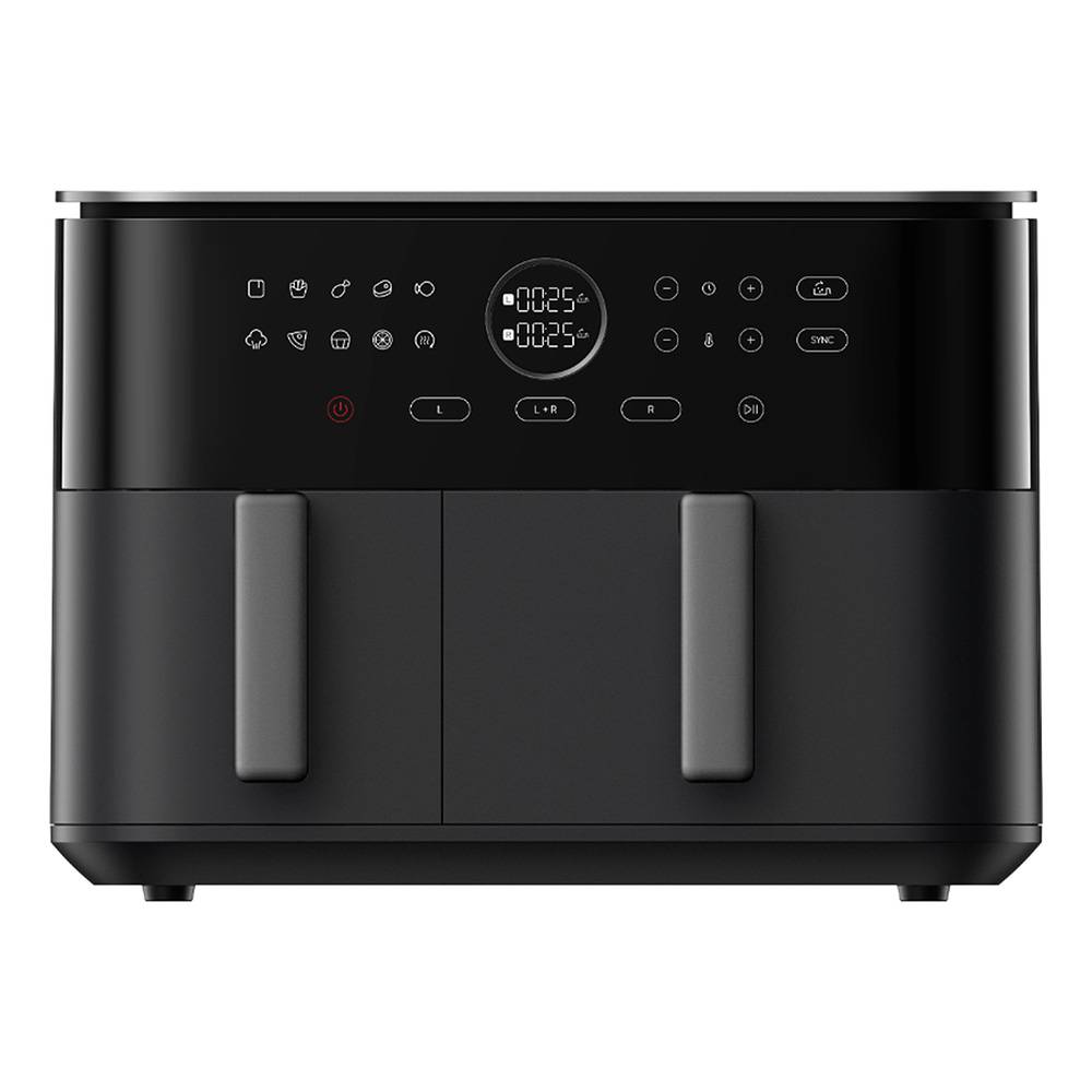 Fritadeira Inteligente por Ar Airfryer / Sem Óleo Xiaomi Dual Zone Air Fryer 10L/ 2700W/ Capacidade 10L (6.5L + 3.5L)