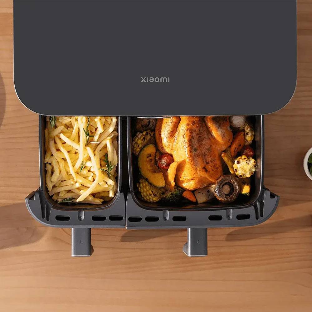 Fritadeira Inteligente por Ar Airfryer / Sem Óleo Xiaomi Dual Zone Air Fryer 10L/ 2700W/ Capacidade 10L (6.5L + 3.5L) - Imagem 5