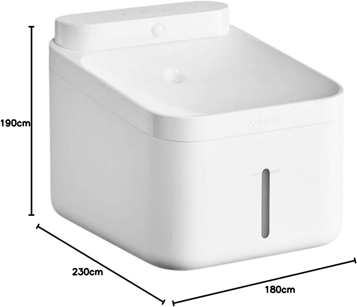 Fonte de Água Inteligente Xiaomi Smart Pet Fountain 2 3L Bateria 4000mAh 100 Dias Autonomia App Branco - Imagem 5