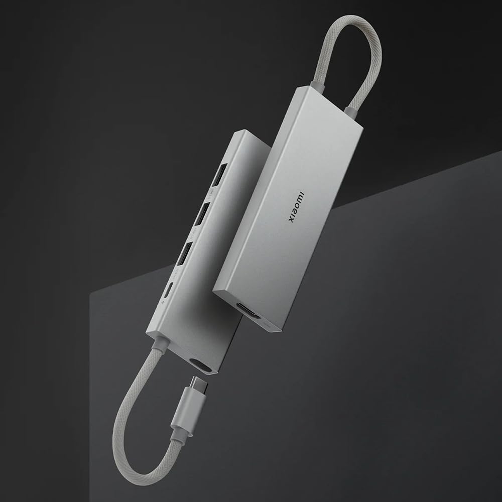 Docking USB 3.0 Tipo-C Xiaomi 5 em 1/ 3xUSB/ 1xUSB Tipo-C PD/ 1xHDMI/ Branco - Imagem 7