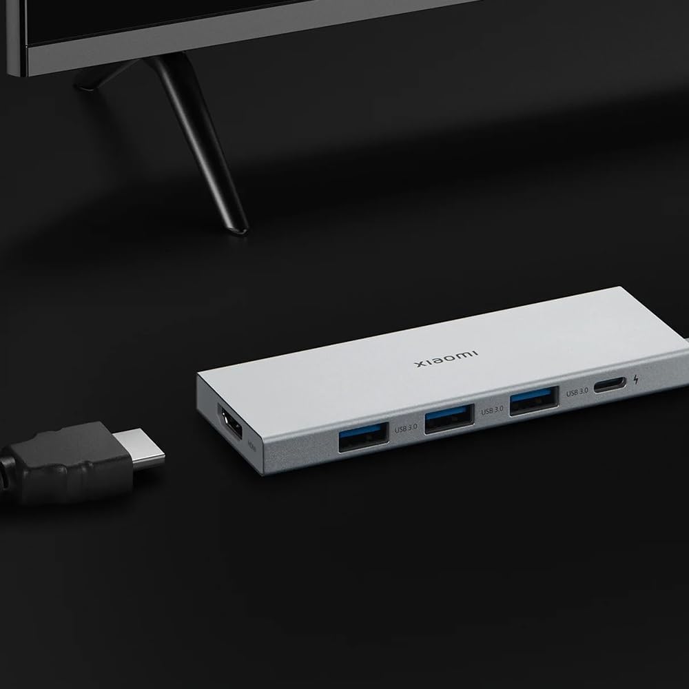 Docking USB 3.0 Tipo-C Xiaomi 5 em 1/ 3xUSB/ 1xUSB Tipo-C PD/ 1xHDMI/ Branco - Imagem 9