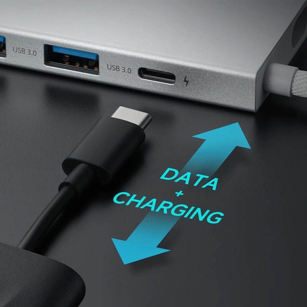 Docking USB 3.0 Tipo-C Xiaomi 5 em 1/ 3xUSB/ 1xUSB Tipo-C PD/ 1xHDMI/ Branco - Imagem 5