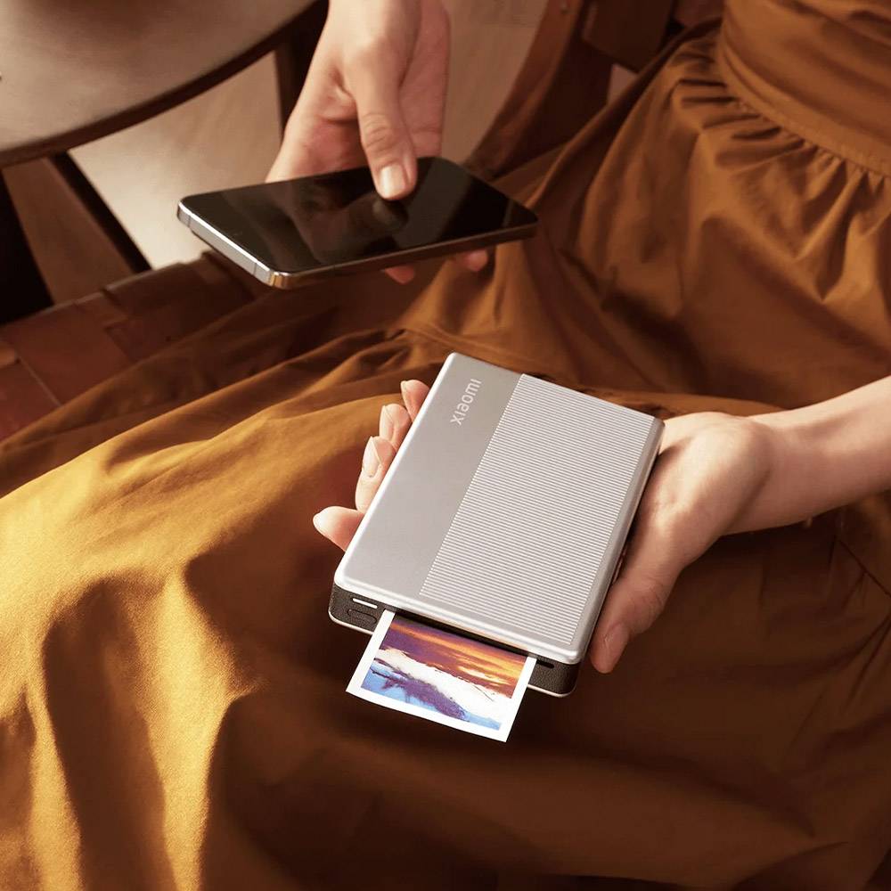 Impressora Portátil Fotográfica Xiaomi Photo Printer 1S/ Bluetooth/ Prata - Imagem 5