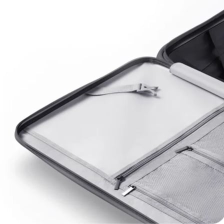 Mala de Viagem Xiaomi Front Opening Luggage 20" Compartimento 1:9 Rodas Omnidirecionais Preto Carbono - Imagem 3