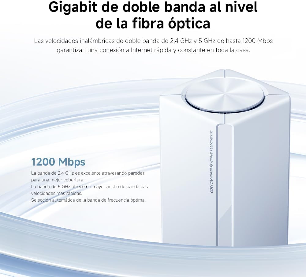 Sistema Mesh Xiaomi System AC1200 1200Mbps/ 2.4GHz 5GHz - Imagem 9