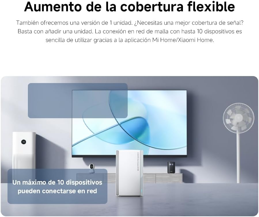 Sistema Mesh Xiaomi System AC1200 1200Mbps/ 2.4GHz 5GHz - Imagem 7