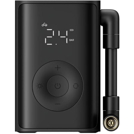 Compressor de Ar Portátil Xiaomi Mijia 150 psi Elétrico Bateria 2000 mAh Preto