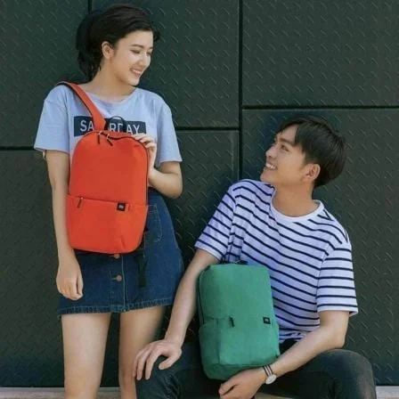 Mochila Xiaomi Mi Casual Daypack 10L Laranja Resistente a Salpicos - Imagem 4