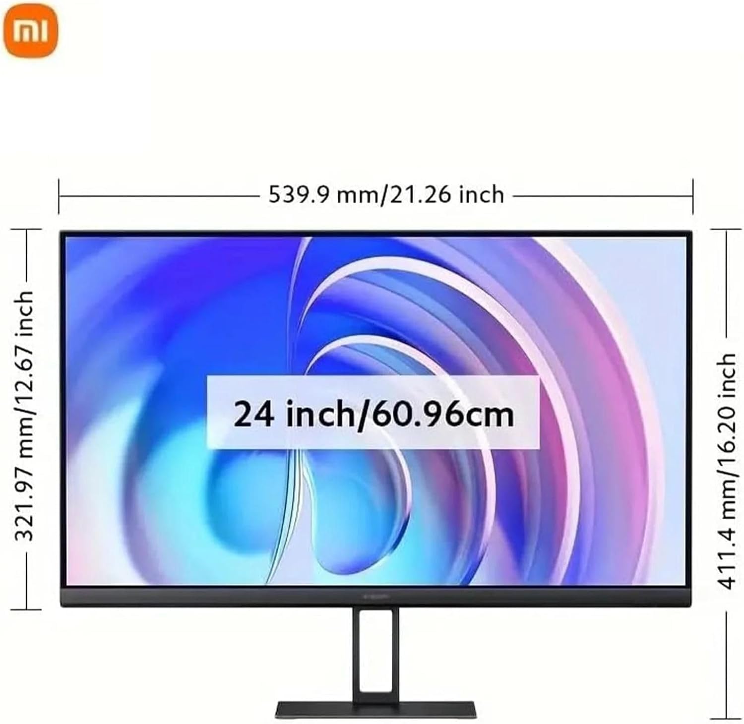 Monitor Profissional Xiaomi Monitor A24i 23.8"/ Full HD/ Preto - Imagem 8